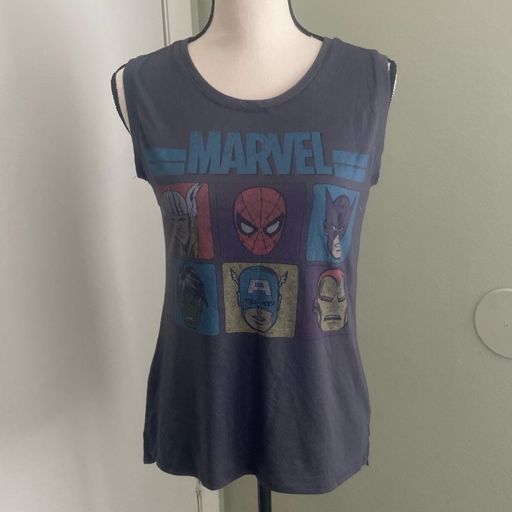 ❤️3x$20 - Marvel Superhero Women’s Muscle T-shirt